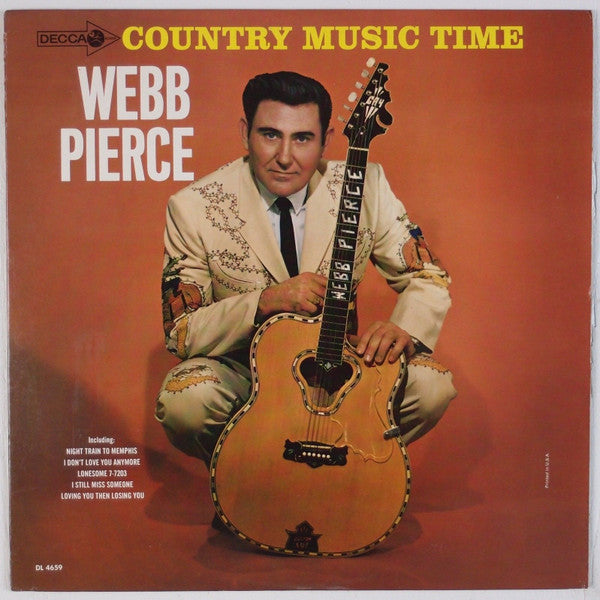 Webb Pierce ‎– Without You (Vg,Vg)