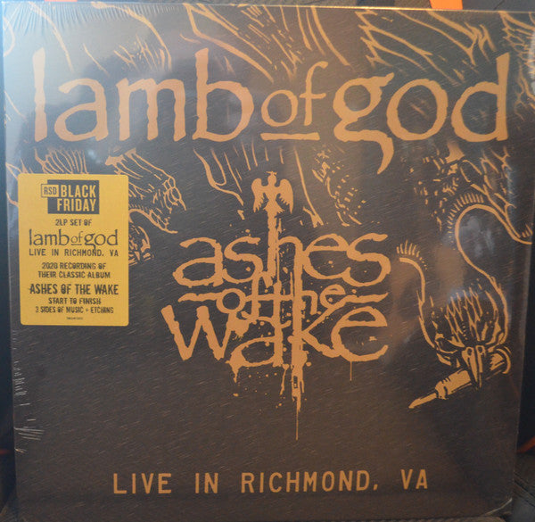 Lamb Of God ‎– Ashes of the Wake - Live in Richmond, Va. (Vinyle neuf)