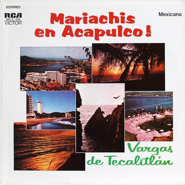 Mariachi Vargas De Tecalitlán* – Mariachis En Acapulco! (vg+,Vg+)