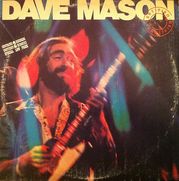 Dave Mason ‎– Certified Live (Vg+,Vg)