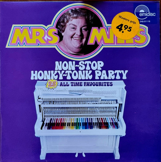 Mrs. Mills ‎– Non-Stop Honky Tonk Party (Vg+,Vg+)