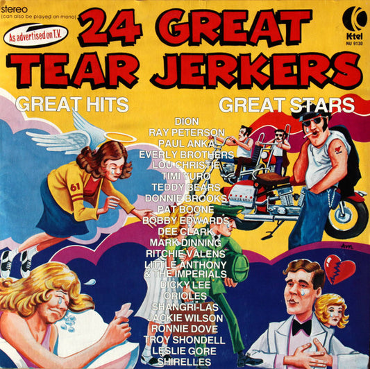 Various ‎– 24 Great Tear Jerkers (Vg+,Vg+)