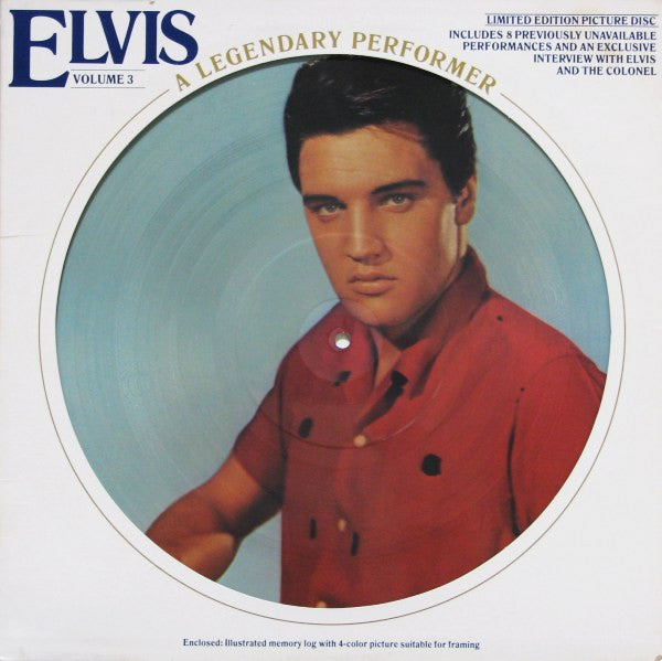 Elvis Presley ‎– A Legendary Performer - Volume 3 (Vg,vg+)