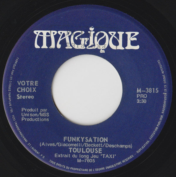 Toulouse ‎– Funkysation (Vg+)