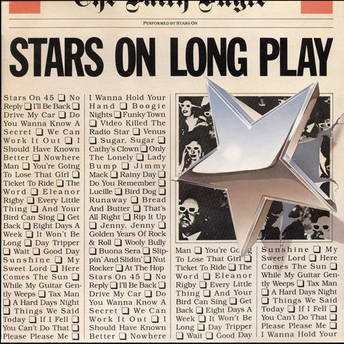 Stars On/ Long Tall Ernie And The Shakers ‎– Stars On Long Play (Vg+,Vg)