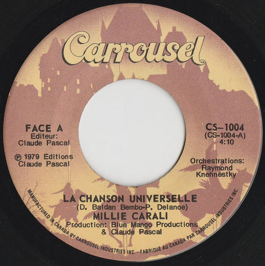 Millie Carali – La Chanson Universelle (Vg+)
