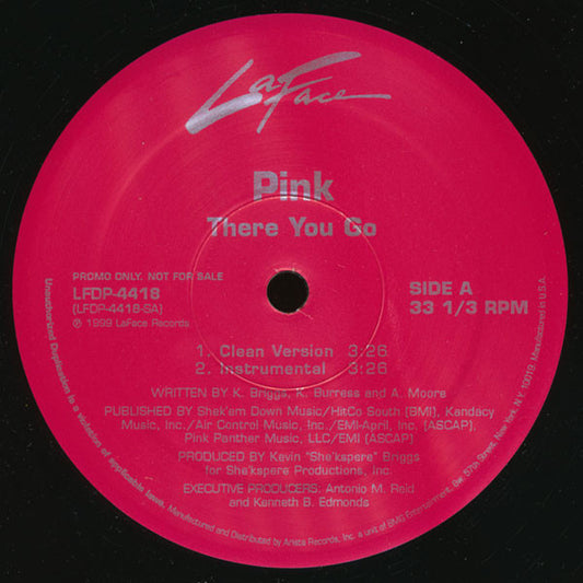 Pink! ‎– There You Go (Vg,Generic)