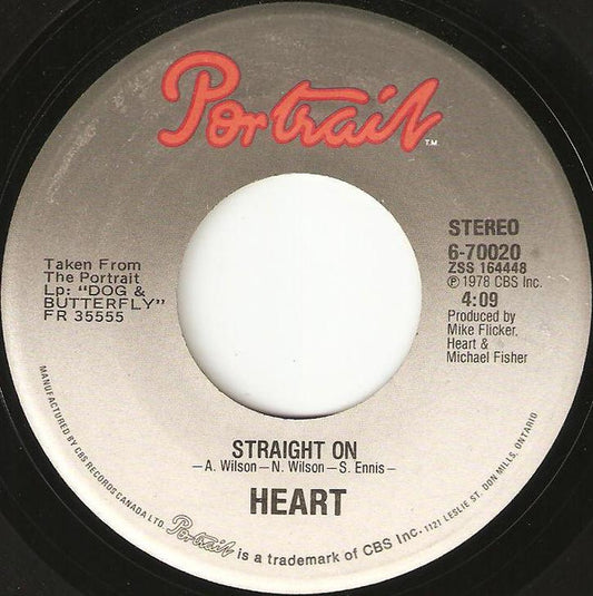 Heart ‎– Straight On (Vg+)