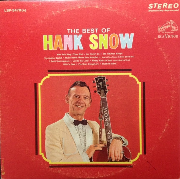 Hank Snow ‎– The Best Of (Nm,Vg+)