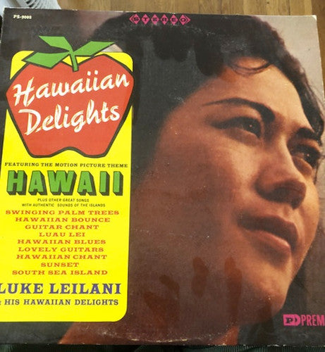 Luke Leilani And His Hawaiian Delights ‎– Hawaiian Delights (Vg,Vg+)