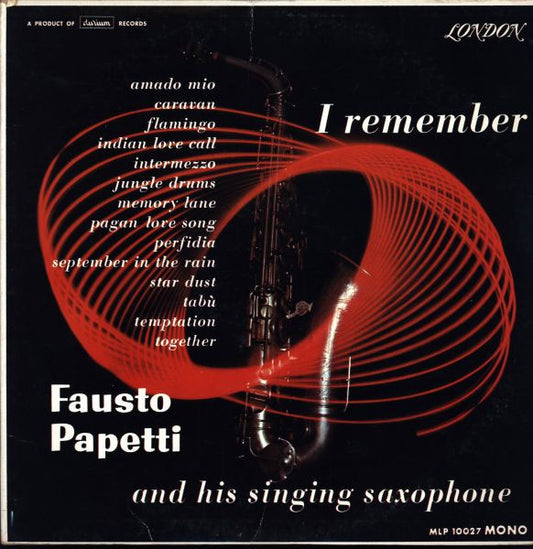 Fausto Papetti ‎– I Remember (Vg,Vg)