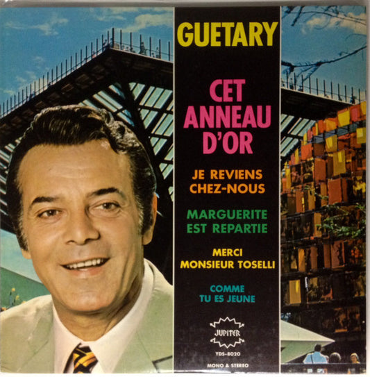 Georges Guétary ‎– Guetary Rend Hommage A La Chanson Canadienne (Vg+,Vg)