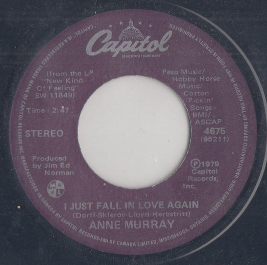 Anne Murray ‎– I Just Fall In Love Again (Vg+)