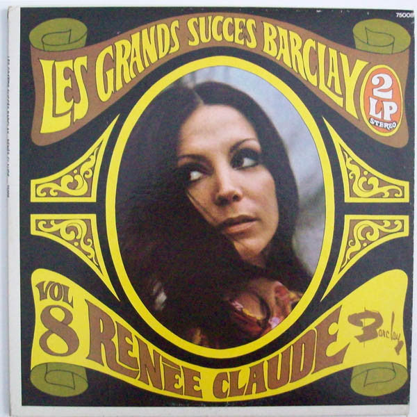 Renée Claude ‎– Les Grands Succès Barclay Vol 8 (Vg+,Vg+)