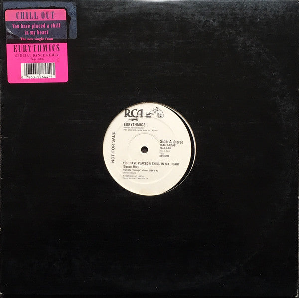 Eurythmics ‎– You Have Placed A Chill In My Heart (Special Dance Remix) (Vg+,Vg)