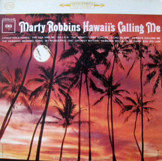 Marty Robbins ‎– Hawaii's Calling Me (Vg+,Vg+)