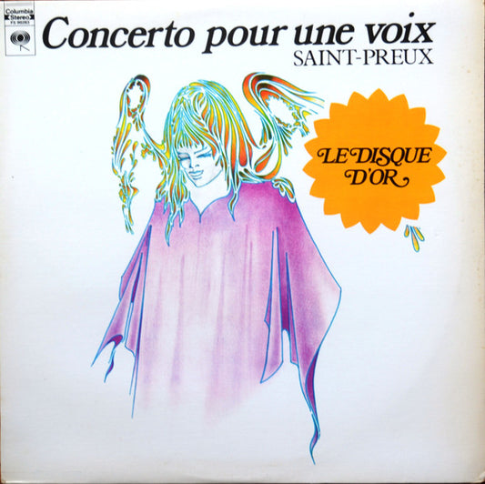 Saint-Preux ‎– Concerto Pour Une Voix - Le Disque D'Or (Vg,Vg+)
