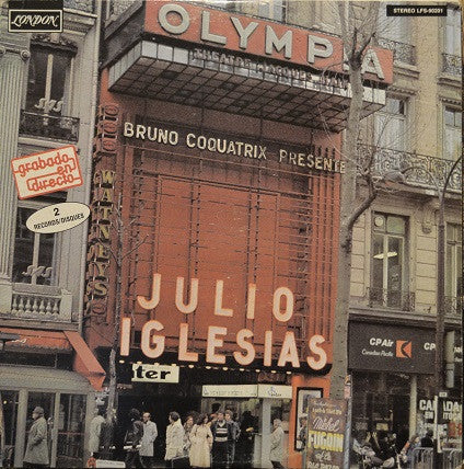 Julio Iglesias ‎– En El Olympia (Vg+,Vg+)
