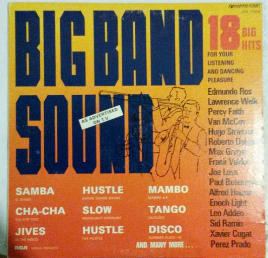 Various ‎– Big Band Sound 18 Big Hits For Your Listening And Dancing Pleasure (Vg+,Vg)