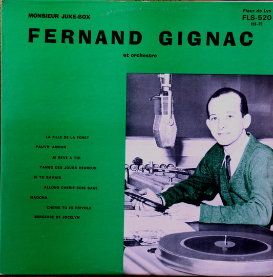 Fernand Gignac ‎– Monsieur Juke-Box (Vg+.Vg+)