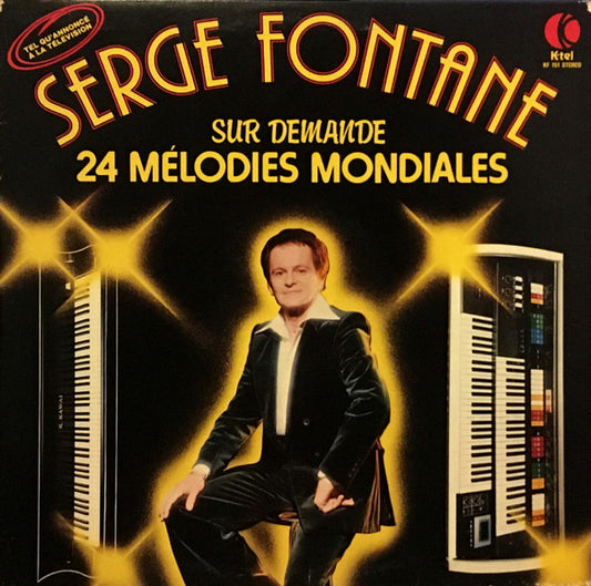 Serge Fontane ‎– Sur Demande 24 Mélodies Mondiales (Vg,Vg+)