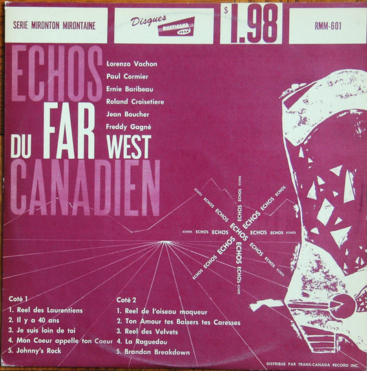 Various ‎– Échos Du Far West Canadien (Vg,G+)