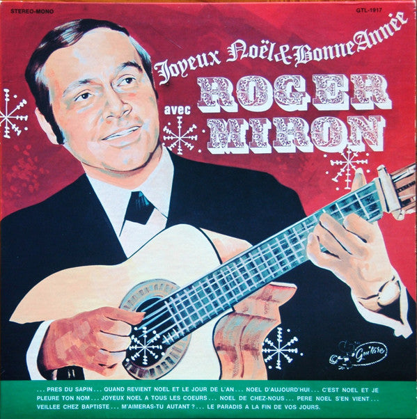 Roger Miron ‎– Joyeux Noël & Bonne Année (Vg,Vg+)