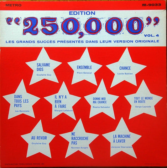 Various – Édition 250,000 Vol 4 (Vg,Vg)