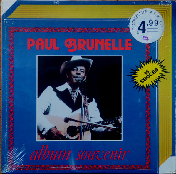 Paul Brunelle ‎– Album Souvenir - 15 Succès (Vg+,Vg+)