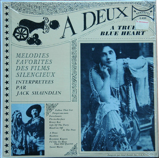 Jack Shaindlin ‎– À Deux (A True Blue Heart) (G+,Vg)