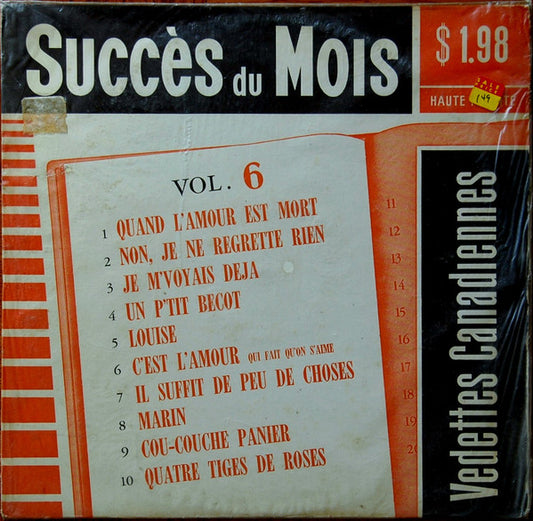 Various ‎– Succès Du Mois, Vol.6 (Vg,Vg+)