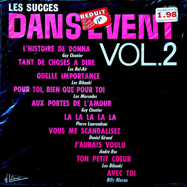 Various ‎– Les Succès Dans L'Vent, Vol. 2 (G+,Vg)