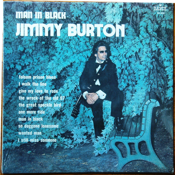 Jimmy Burton chante Johnny Cash ‎– Man In Black (Vg+,Vg+)