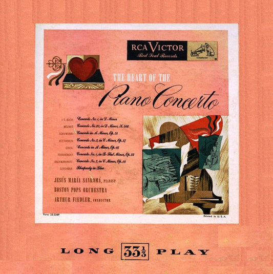Jesus Maria Sanroma ‎– The Heart of the Piano Concerto (Vg.Vg)