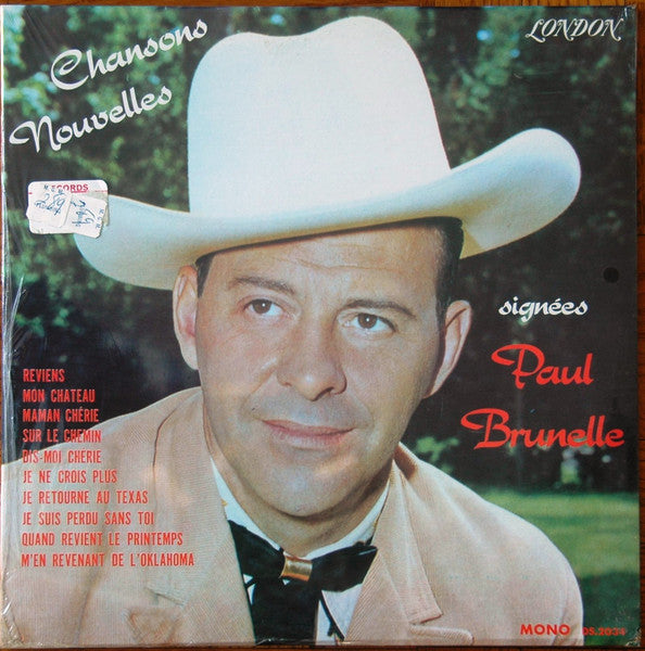 Paul Brunelle ‎– Chansons Nouvelles Signées Paul Brunelle (Vg,Vg)