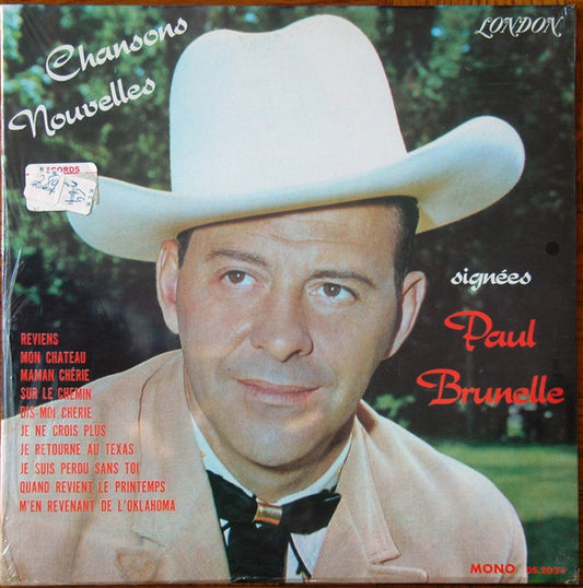 Paul Brunelle ‎– Chansons Nouvelles Signées Paul Brunelle (Vg,Vg)