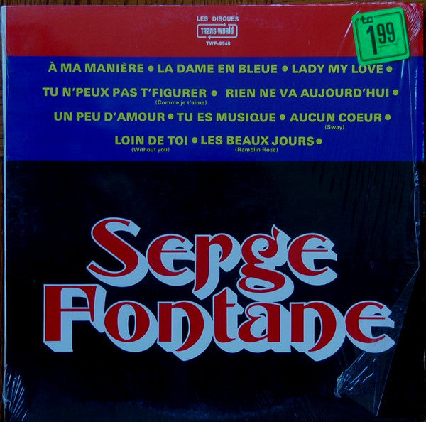 Serge Fontane ‎– À Ma Manière (Vg+,Vg)