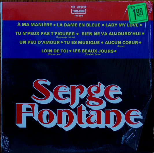 Serge Fontane ‎– À Ma Manière (Vg+,Vg)
