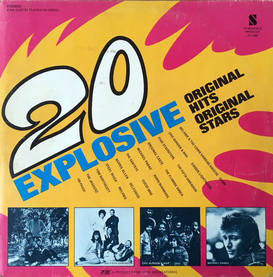 Various – 20 Explosive Hits By 20 Original Stars (Vg/Vg)