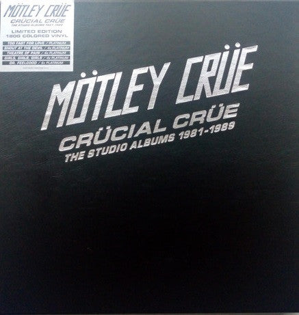 Mötley Crüe ‎– Crücial Crüe - The Studio Albums 1981-1989 (Neuf)