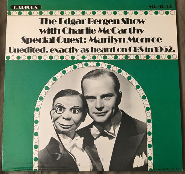 Edgar Bergen ‎– The Edgar Bergen Show With Charlie McCarthy (Nm.Vg+)