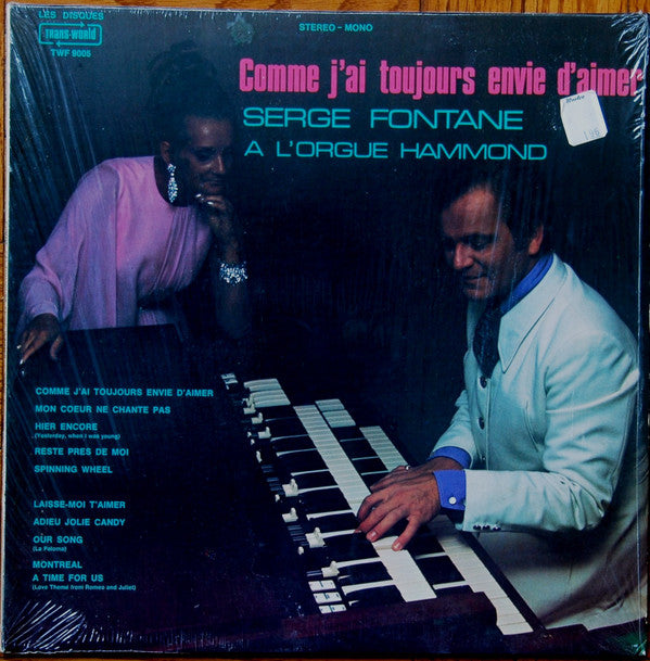 Serge Fontane ‎– Comme J'ai Toujours Envie D'Aimer (Vg+,Nm)
